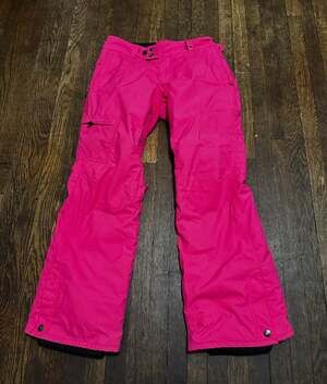 686 Women's Medium Hot Pink InfiDRY Ski Snowboard Pants Waterproof Insulated